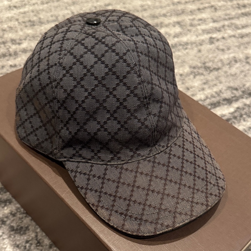 Gucci Diamante Canvas Baseball Hat
